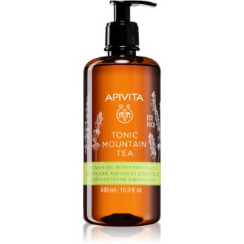 Apivita Tonic Mountain Tea Tonifying Shower Gel gel de dus tonifiant - imagine 2